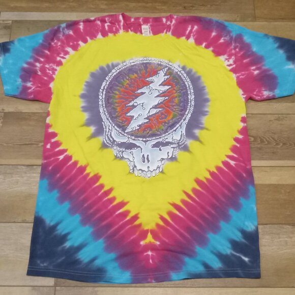 Grateful Dead Raindrops 2X-Large Tie Dye T-Shirt - Picture 1 of 4